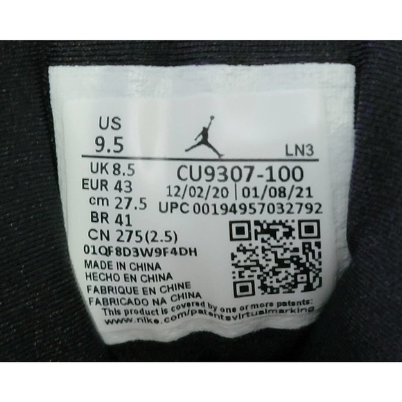 Nike Air Jordan 7 Retro Flint Grey White Shoes Sneakers Men\'s 9.5 CU9307-100 main image 4